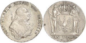 1 Thaler Regno di Prussia (1701-1918) Argento Federico Guglielmo II di Prussia