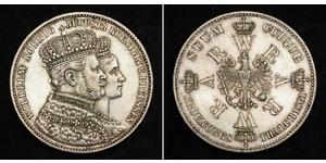 1 Thaler Regno di Prussia (1701-1918) Argento Wilhelm I, German Emperor (1797-1888)