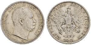 1 Thaler Regno di Prussia (1701-1918) Argento Wilhelm I, German Emperor (1797-1888)