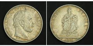 1 Thaler Regno di Prussia (1701-1918) Argento Wilhelm I, German Emperor (1797-1888)