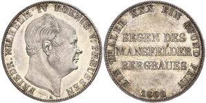 1 Thaler Regno di Prussia (1701-1918) Argento Federico Guglielmo IV di Prussia (1795 - 1861)
