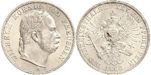 1 Thaler Regno di Prussia (1701-1918) Argento Wilhelm I, German Emperor (1797-1888)