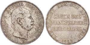 1 Thaler Regno di Prussia (1701-1918) Argento Wilhelm I, German Emperor (1797-1888)