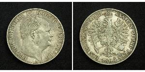 1 Thaler Regno di Prussia (1701-1918) Argento Federico Guglielmo IV di Prussia (1795 - 1861)