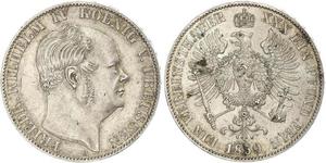 1 Thaler Regno di Prussia (1701-1918) Argento Federico Guglielmo IV di Prussia (1795 - 1861)