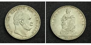 1 Thaler Regno di Prussia (1701-1918) Argento Wilhelm I, German Emperor (1797-1888)