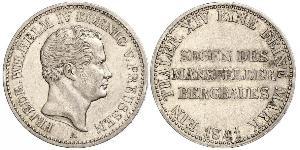 1 Thaler Regno di Prussia (1701-1918) Argento Federico Guglielmo IV di Prussia (1795 - 1861)