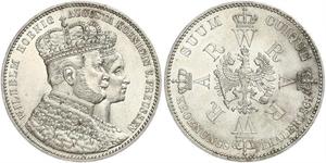 1 Thaler Regno di Prussia (1701-1918) Argento Wilhelm I, German Emperor (1797-1888)