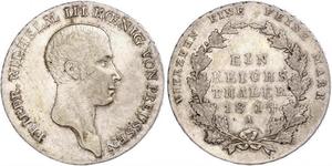 1 Thaler Regno di Prussia (1701-1918) Argento Federico Guglielmo III di Prussia  (1770 -1840)