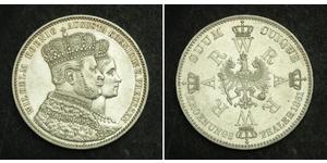 1 Thaler Regno di Prussia (1701-1918) Argento Wilhelm I, German Emperor (1797-1888)