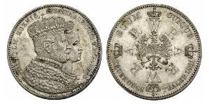 1 Thaler Regno di Prussia (1701-1918) Argento Wilhelm I, German Emperor (1797-1888)