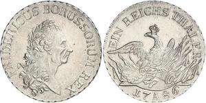1 Thaler Regno di Prussia (1701-1918) Argento Federico II di Prussia (1712 – 1786)