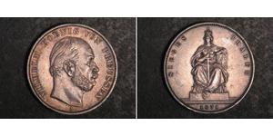 1 Thaler Regno di Prussia (1701-1918) Argento Wilhelm I, German Emperor (1797-1888)