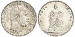 1 Thaler Regno di Prussia (1701-1918) Argento Wilhelm I, German Emperor (1797-1888)