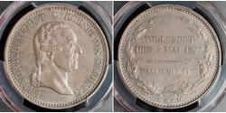 1 Thaler Regno di Sassonia (1806 - 1918) Argento Federico Augusto I (re di Sassonia)