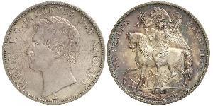 1 Thaler Regno di Sassonia (1806 - 1918) Argento Giovanni di Sassonia