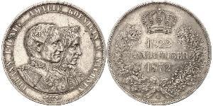 1 Thaler Regno di Sassonia (1806 - 1918) Argento Giovanni di Sassonia
