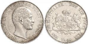 1 Thaler Reuss-Greiz (1778 - 1918) Argento Enrico LXVII di Reuss-Gera