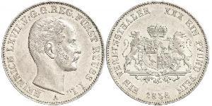 1 Thaler Reuss-Greiz (1778 - 1918) Argento Enrico LXVII di Reuss-Gera