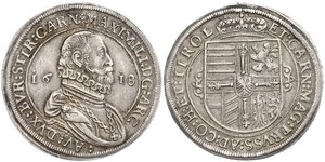 1 Thaler Sacro Romano Impero (962-1806) Argento Massimiliano III d