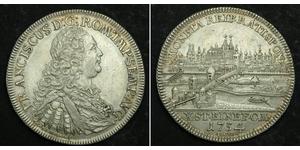 1 Thaler Sacro Romano Impero (962-1806) Argento Francesco I di Lorena(1708-1765)