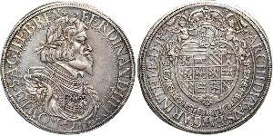 1 Thaler Sacro Romano Impero (962-1806) Argento Ferdinand III, Holy Roman Emperor (1608-1657)