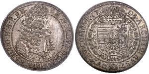 1 Thaler Sacro Romano Impero (962-1806) Argento Leopoldo I d