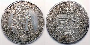 1 Thaler Sacro Romano Impero (962-1806) Argento Leopoldo I d