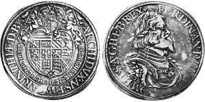 1 Thaler Sacro Romano Impero (962-1806) Argento Ferdinand III, Holy Roman Emperor (1608-1657)