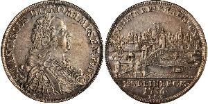 1 Thaler Sacro Romano Impero (962-1806) Argento Francesco I di Lorena(1708-1765)