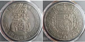 1 Thaler Sacro Romano Impero (962-1806) Argento Leopoldo I d