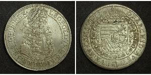 1 Thaler Sacro Romano Impero (962-1806) Argento Leopoldo I d