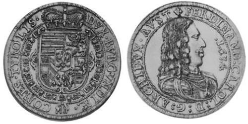 1 Thaler Sacro Romano Impero (962-1806) Argento Ferdinando Carlo d