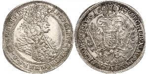 1 Thaler Sacro Romano Impero (962-1806) / Ungheria Argento Leopoldo I d