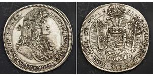 1 Thaler Sacro Romano Impero (962-1806) / Ungheria Argento Leopoldo I d