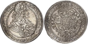 1 Thaler Sacro Romano Impero (962-1806) / Ungheria Argento Leopoldo I d
