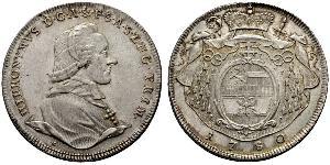 1 Thaler Salisburgo (1328 - 1803) / Austria Argento Hieronymus von Colloredo (1732 - 1812)