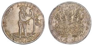 1 Thaler Stati federali della Germania Argento 