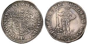 1 Thaler Stati federali della Germania Argento Federico Ulrico di Brunswick-Lüneburg (1591 - 1634)