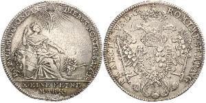 1 Thaler Stati federali della Germania Argento 