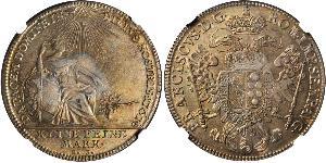 1 Thaler Stati federali della Germania Argento 