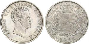 1 Thaler Stati federali della Germania Argento 