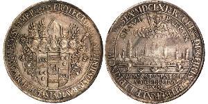 1 Thaler Stati federali della Germania Argento 