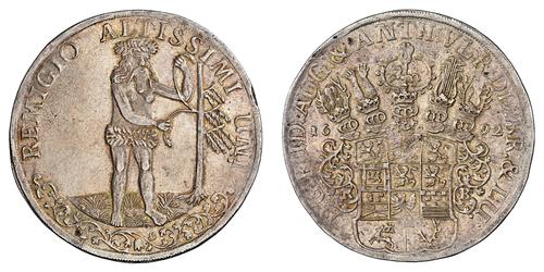 1 Thaler Stati federali della Germania Argento 