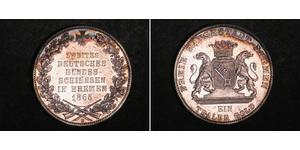 1 Thaler Stati federali della Germania / Brema (stato) Argento 