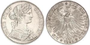 1 Thaler Stati federali della Germania / Germania Argento 