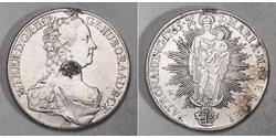 1 Thaler Ungheria Argento Maria Theresa of Austria (1717 - 1780)