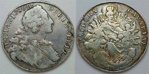 1 Thaler Alemania Plata Maximiliano III José, Elector de Baviera(1727 – 1777)