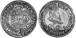 1 Thaler Alsacia Plata Rodolfo II (1552 - 1612)