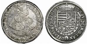 1 Thaler Alsacia Plata Fernando II de Austria (1529 – 1595)